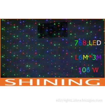 220v/110v 6*3m led curtain light with CE/ROHS and SAA certi